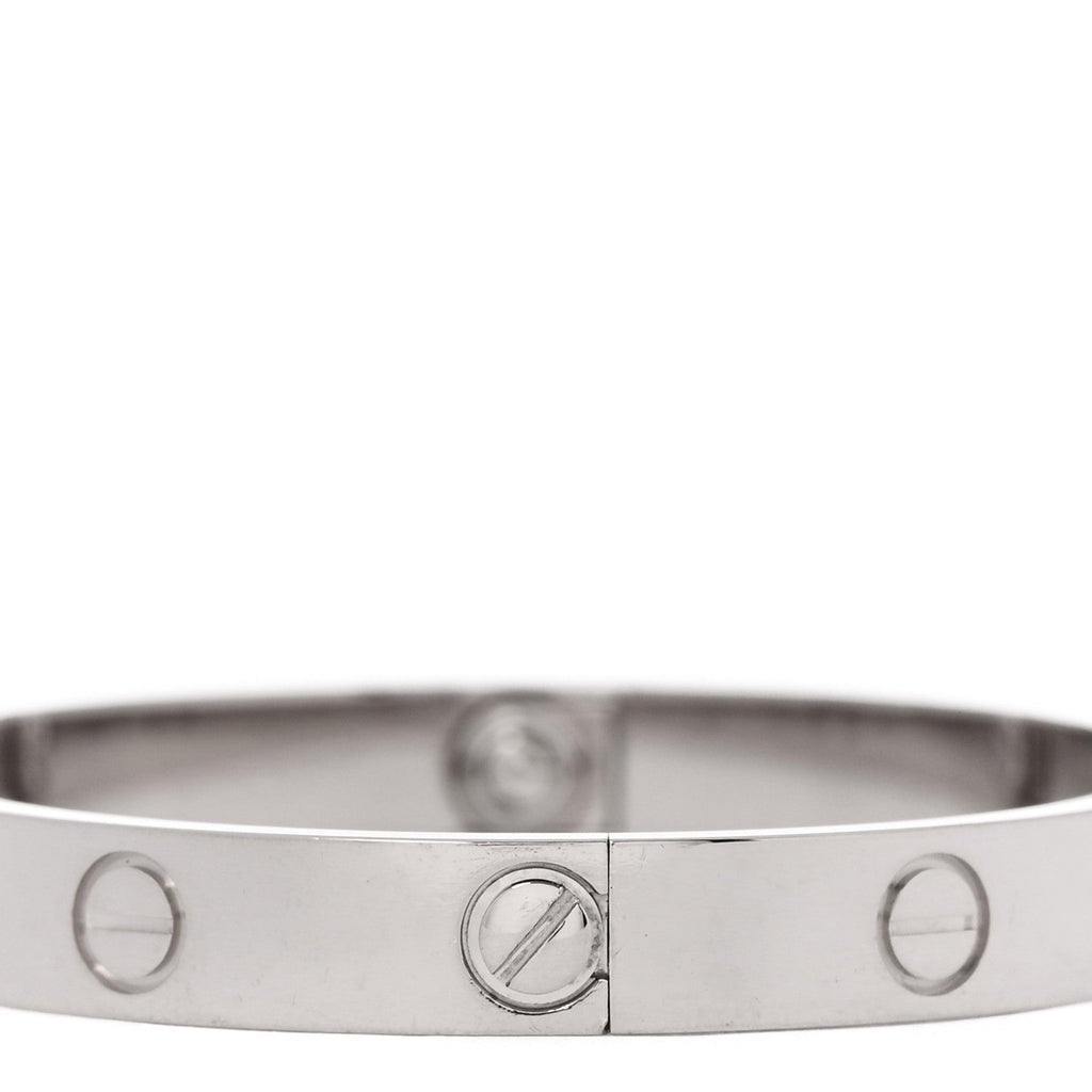 18K White Gold LOVE Bracelet 15