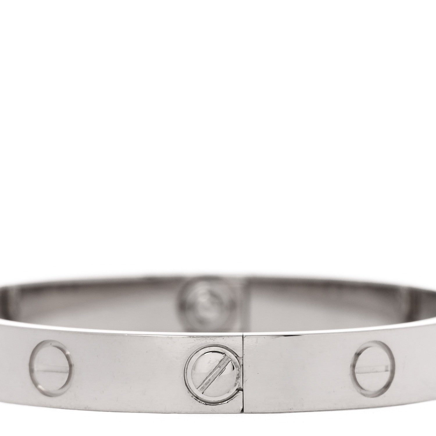 18K White Gold LOVE Bracelet 15