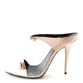 Crepe Satin Dive 110 Mule Sandals 38.5 38.5 Genuine Nude