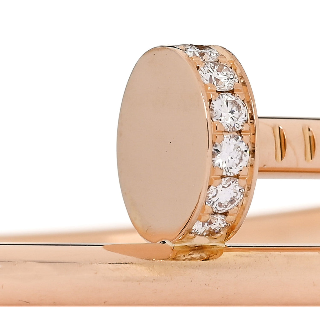 18K Pink Gold Diamond Juste Un Clou Bracelet 15