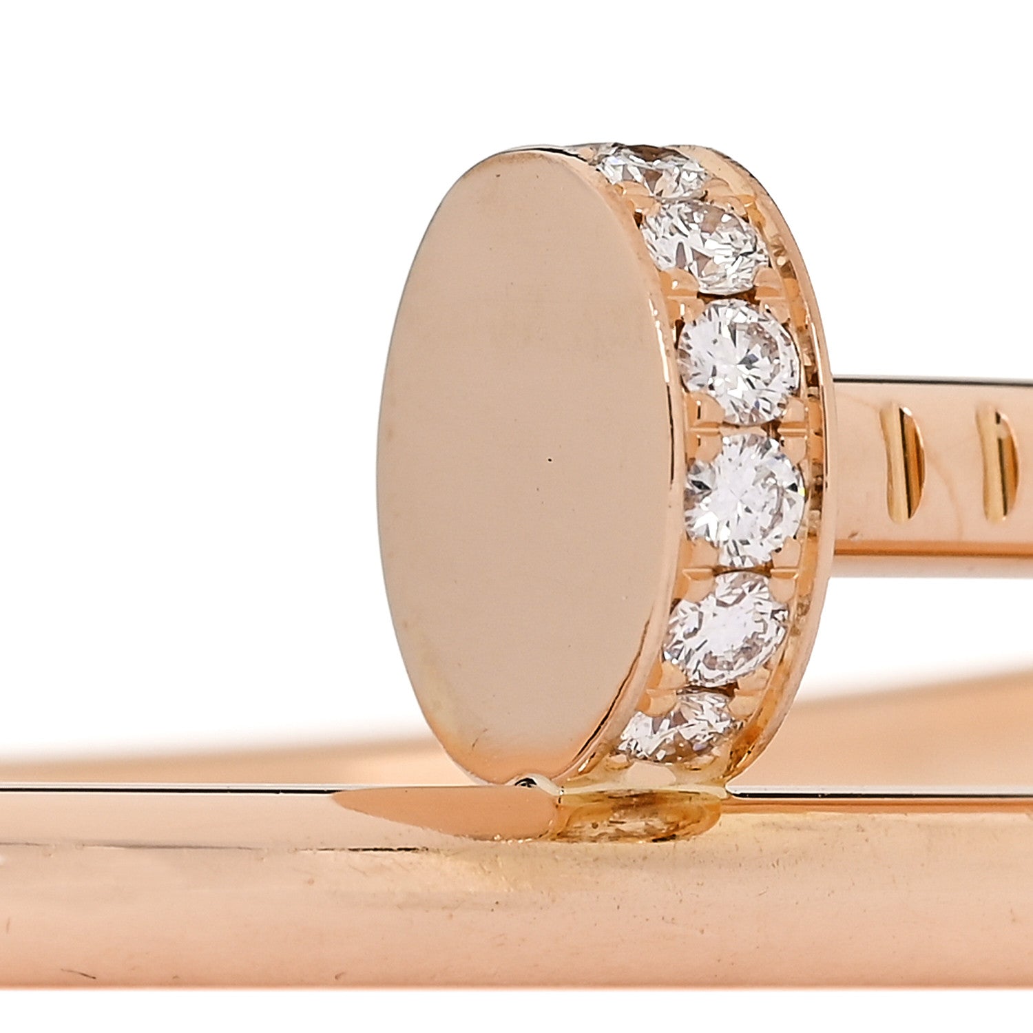 18K Pink Gold Diamond Juste Un Clou Bracelet 15