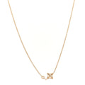 18K Yellow Gold Diamond Idylle Blossom Pendant Necklace