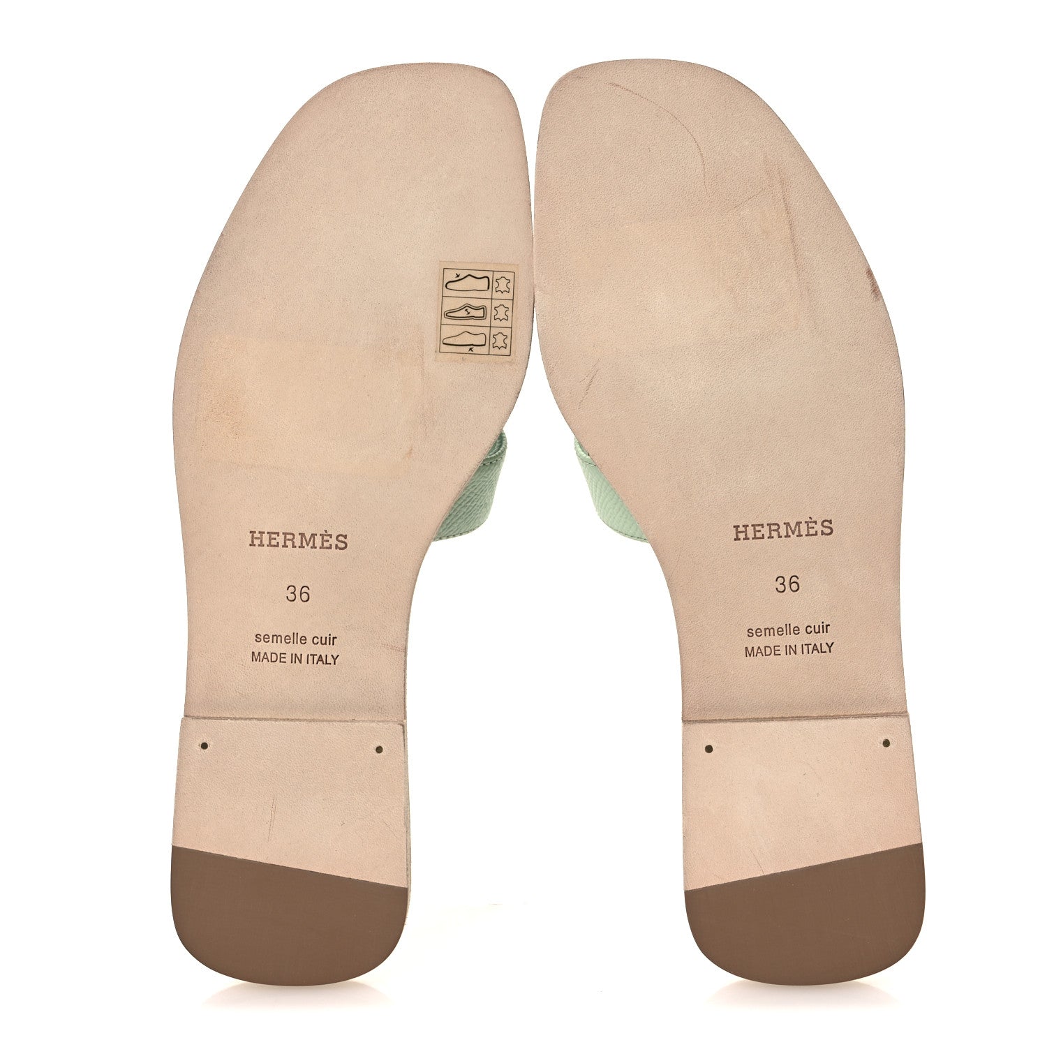 Epsom Oran Sandals 36 Vert Jade