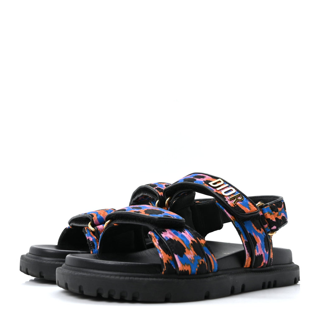 Technical Fabric Mizza Print Dioract Sandals 37 Multicolor