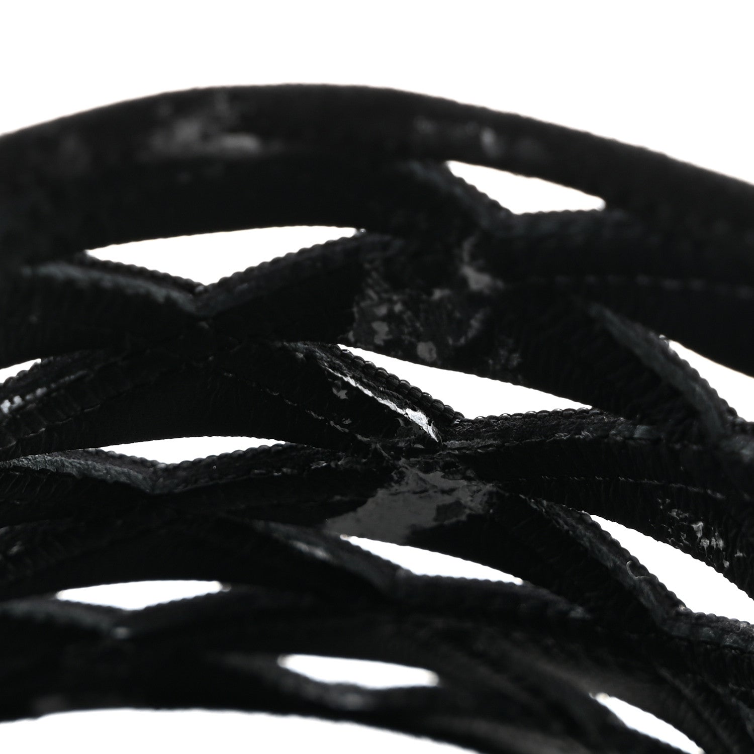 Suede Kidskin Grosgrain Sandals 39 Black