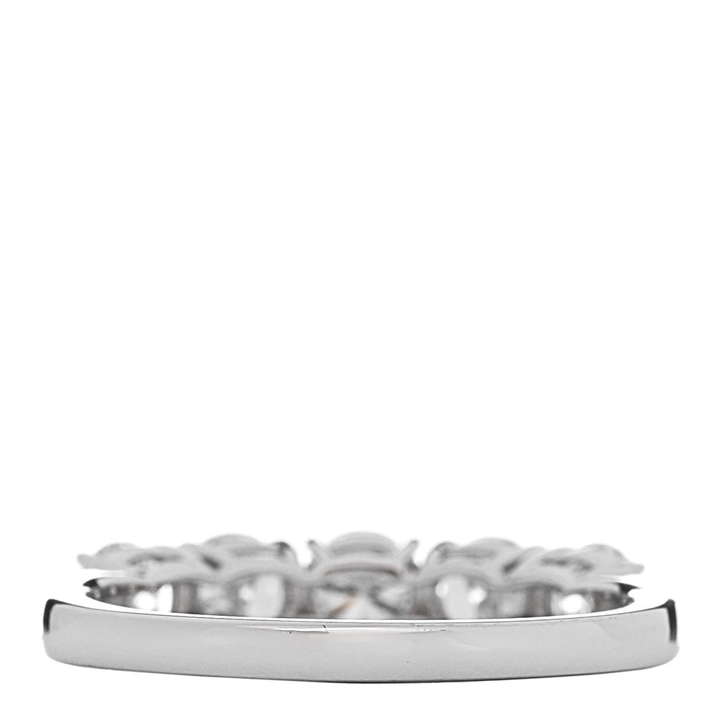 PARKER & WEST Platinum Diamond 1.04ct Half Eternity Band Ring 52 6