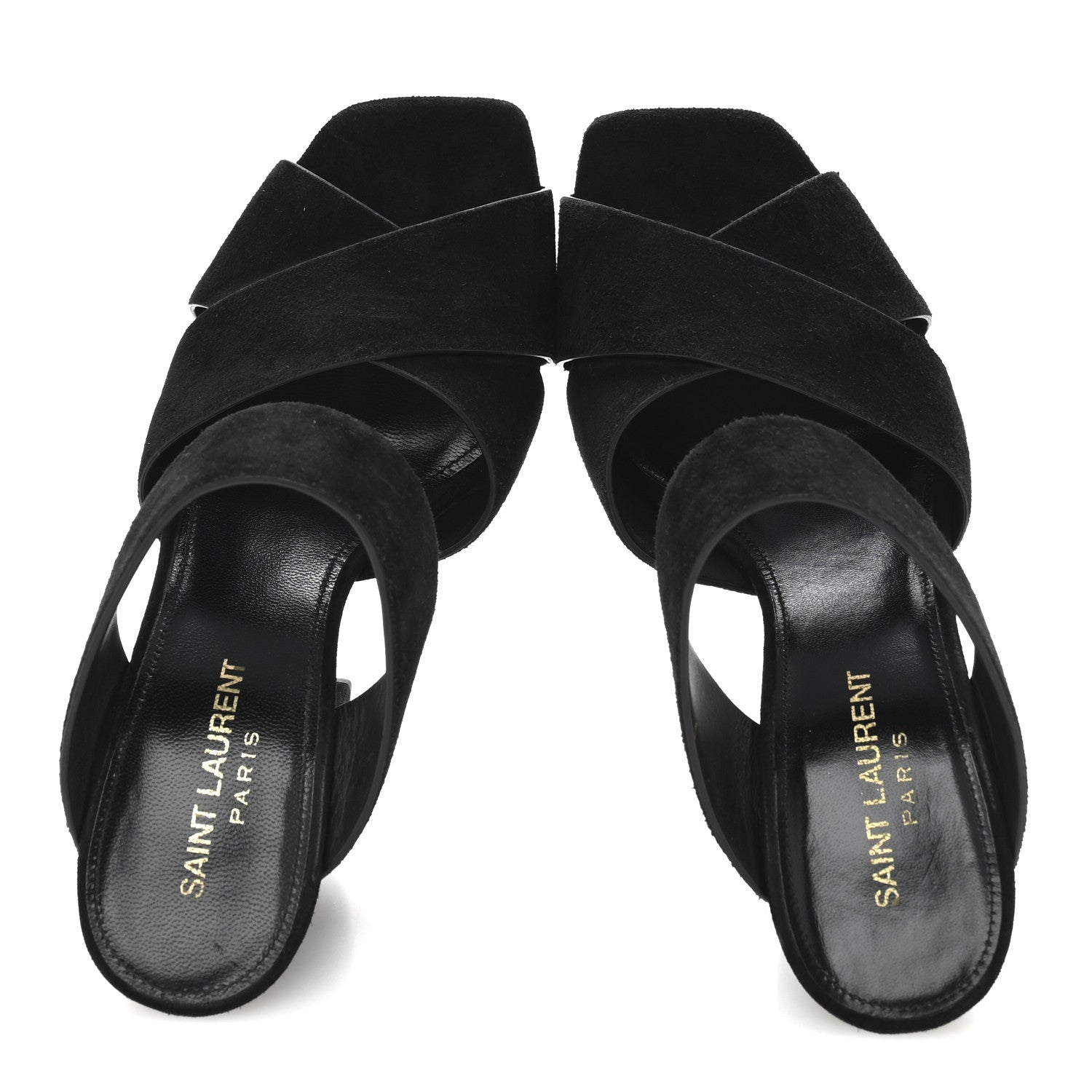 Suede Oak 100 Mule Sandals 37 Black