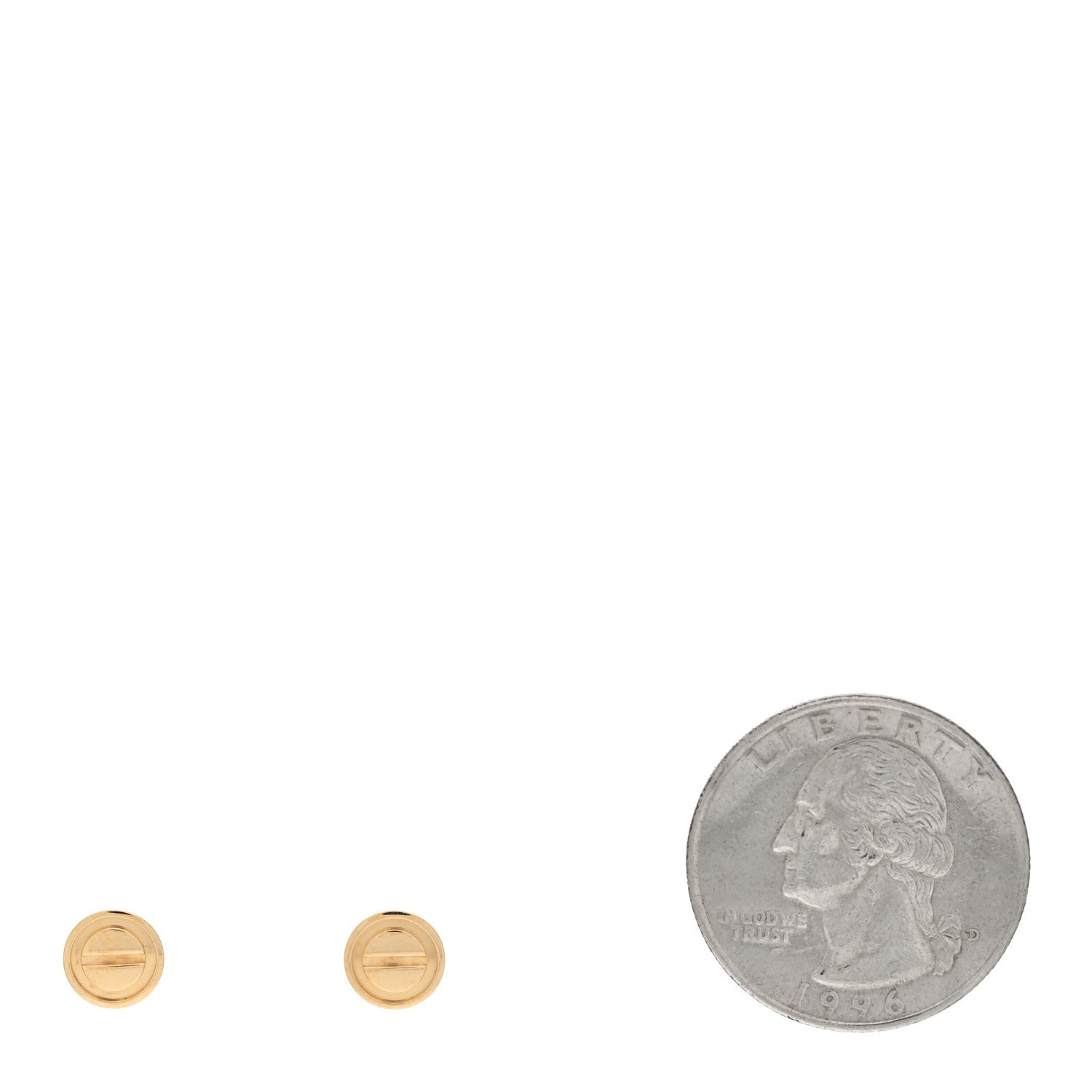 18K Yellow Gold LOVE Earrings