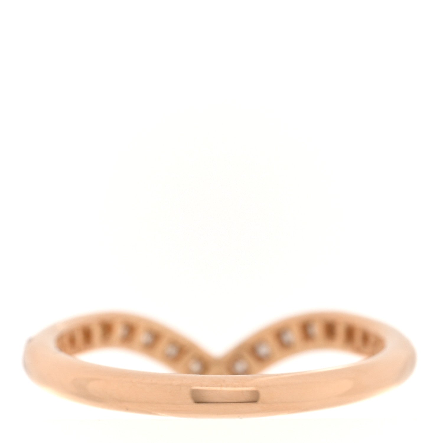 18K Rose Gold Diamond Soleste V Ring 46 3.5 49/5