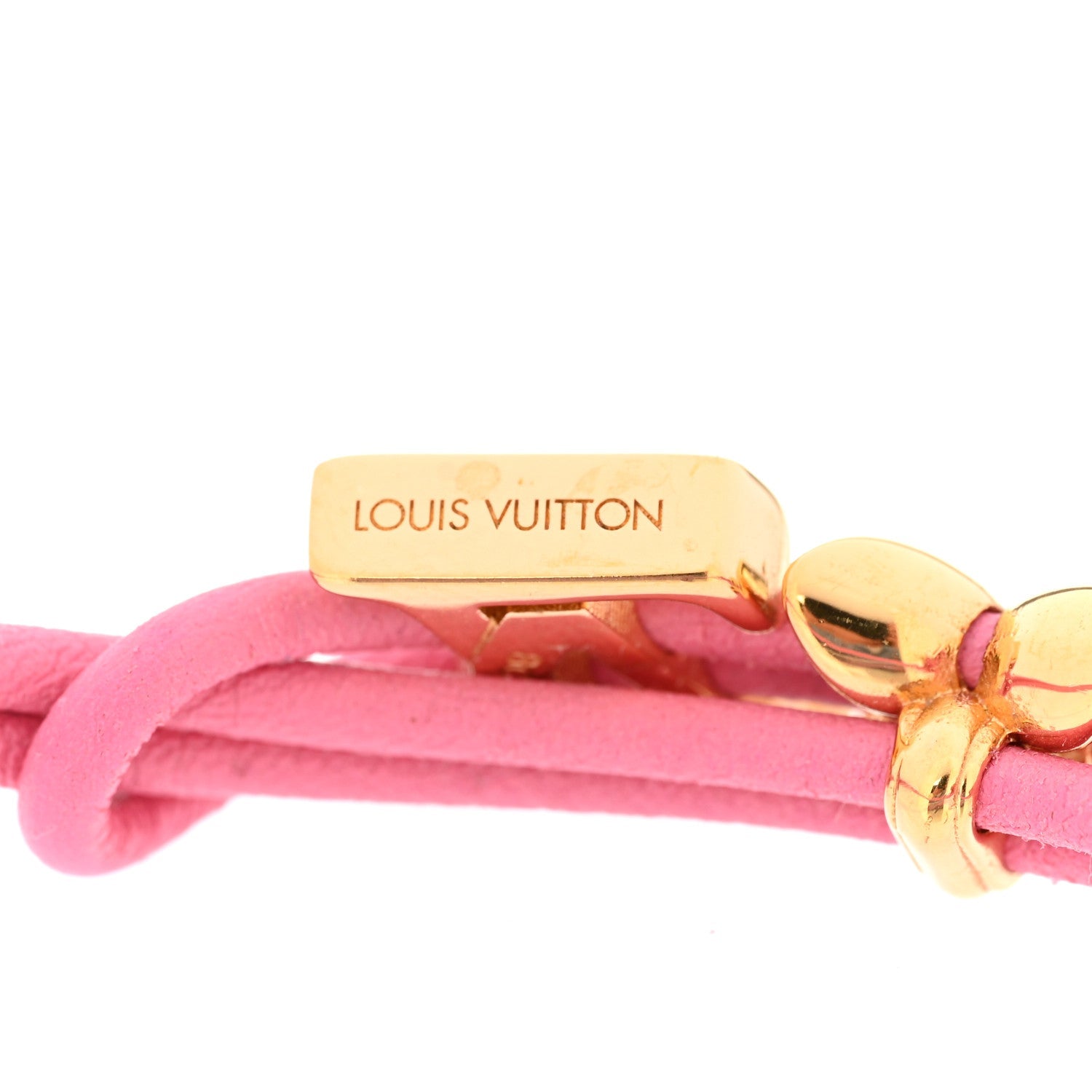 Calfskin Bloom Bracelet Pink