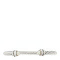 Sterling Silver Diamond Pearl 5mm Cable Classics Princess Bracelet