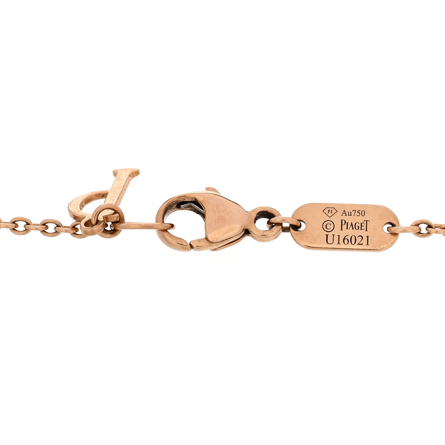 18K Rose Gold Malachite Diamond Possession Bracelet