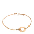 18K Yellow Gold Diamond LOVE Bracelet