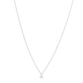 Platinum Diamond .27ct Solitaire Pendant Necklace
