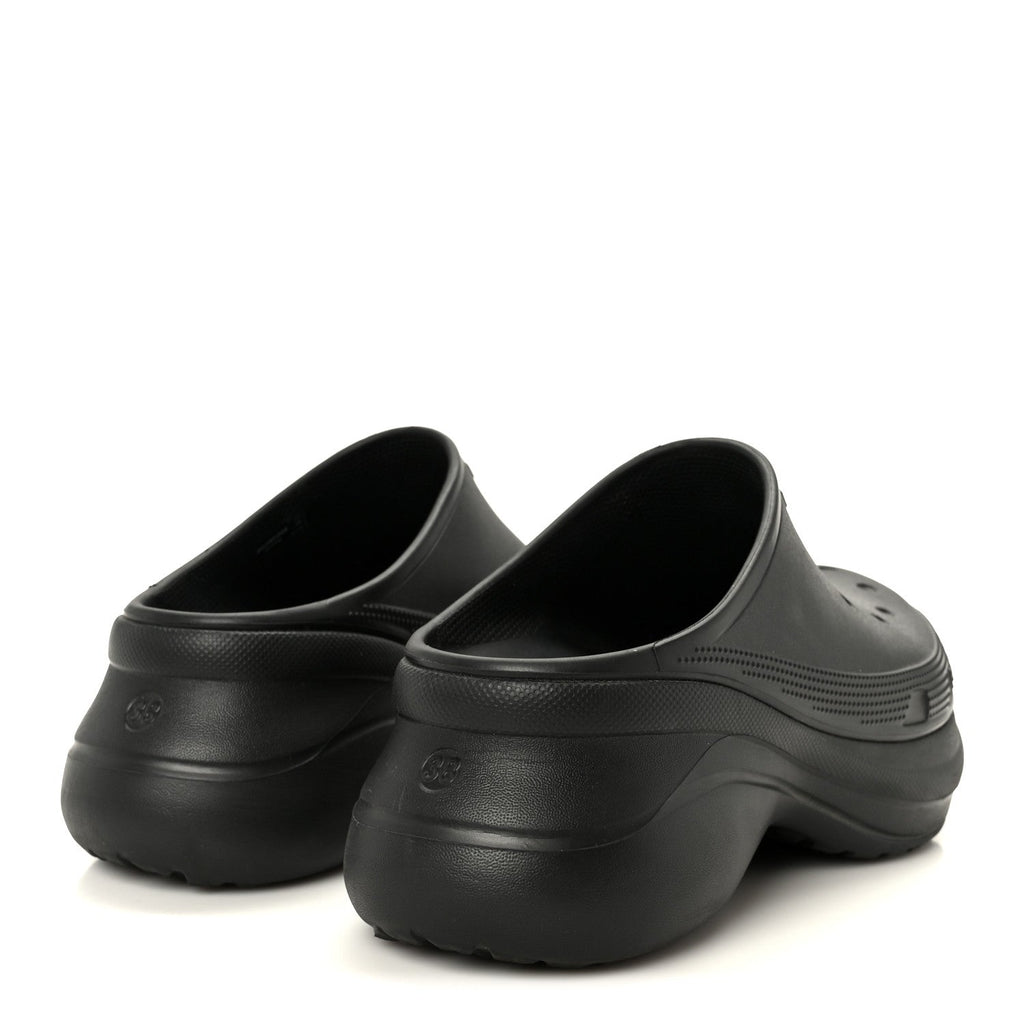 X CROCS Rubber Womens Mules 38 Black