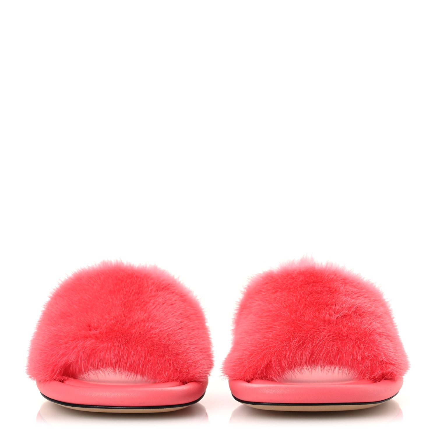 Mink FF Baguette Sandals 40 Kissed