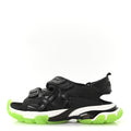 Neoprene Rubber Clear Sole Mens Track Sandals 41 Black White Fluo Green