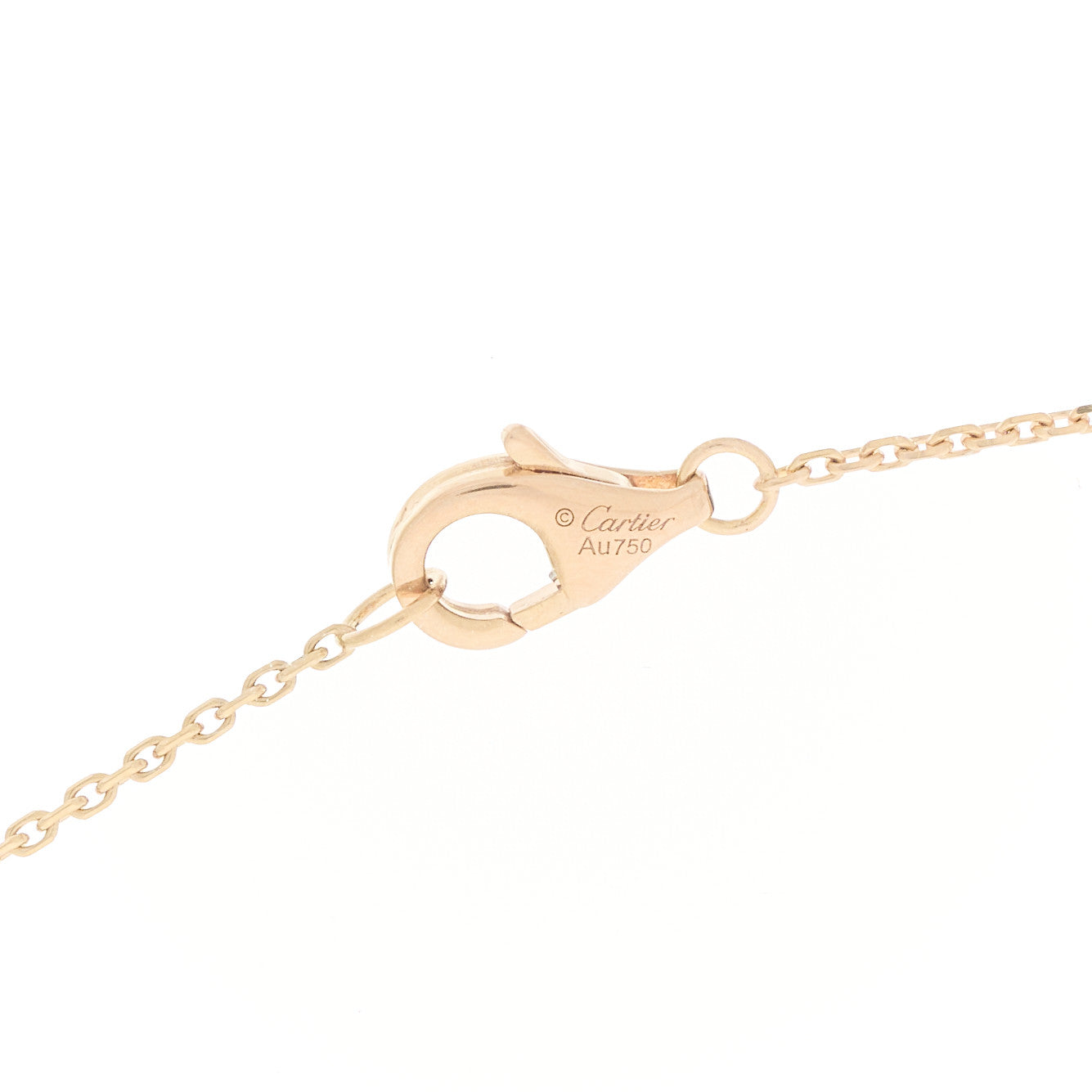 18K Pink Yellow White Gold Diamond Trinity Pendant Necklace