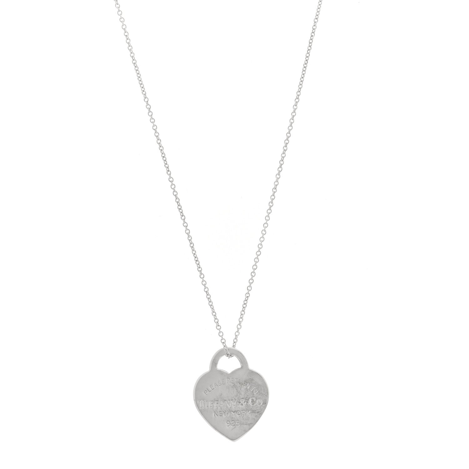Sterling Silver Small Return To Tiffany Heart Pendant Necklace
