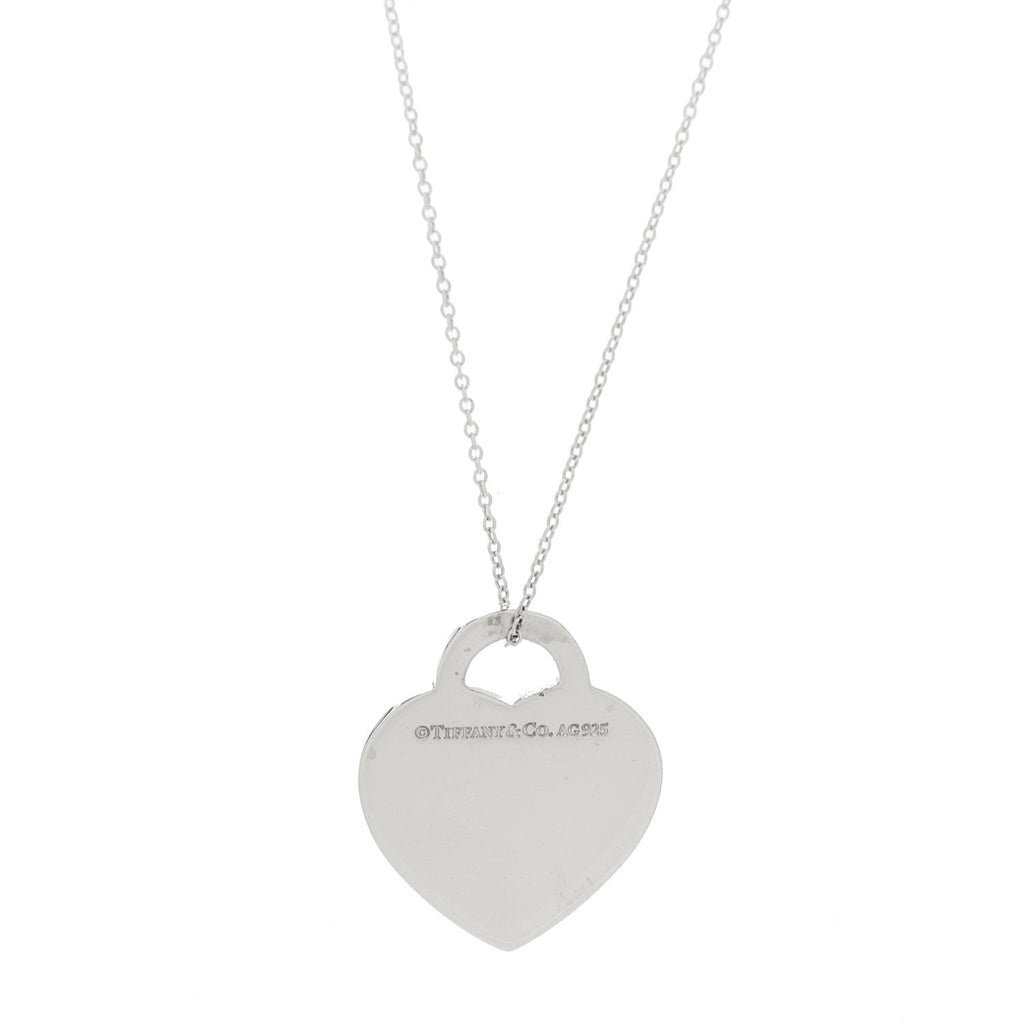 Sterling Silver Medium Return to Tiffany Heart Pendant Necklace
