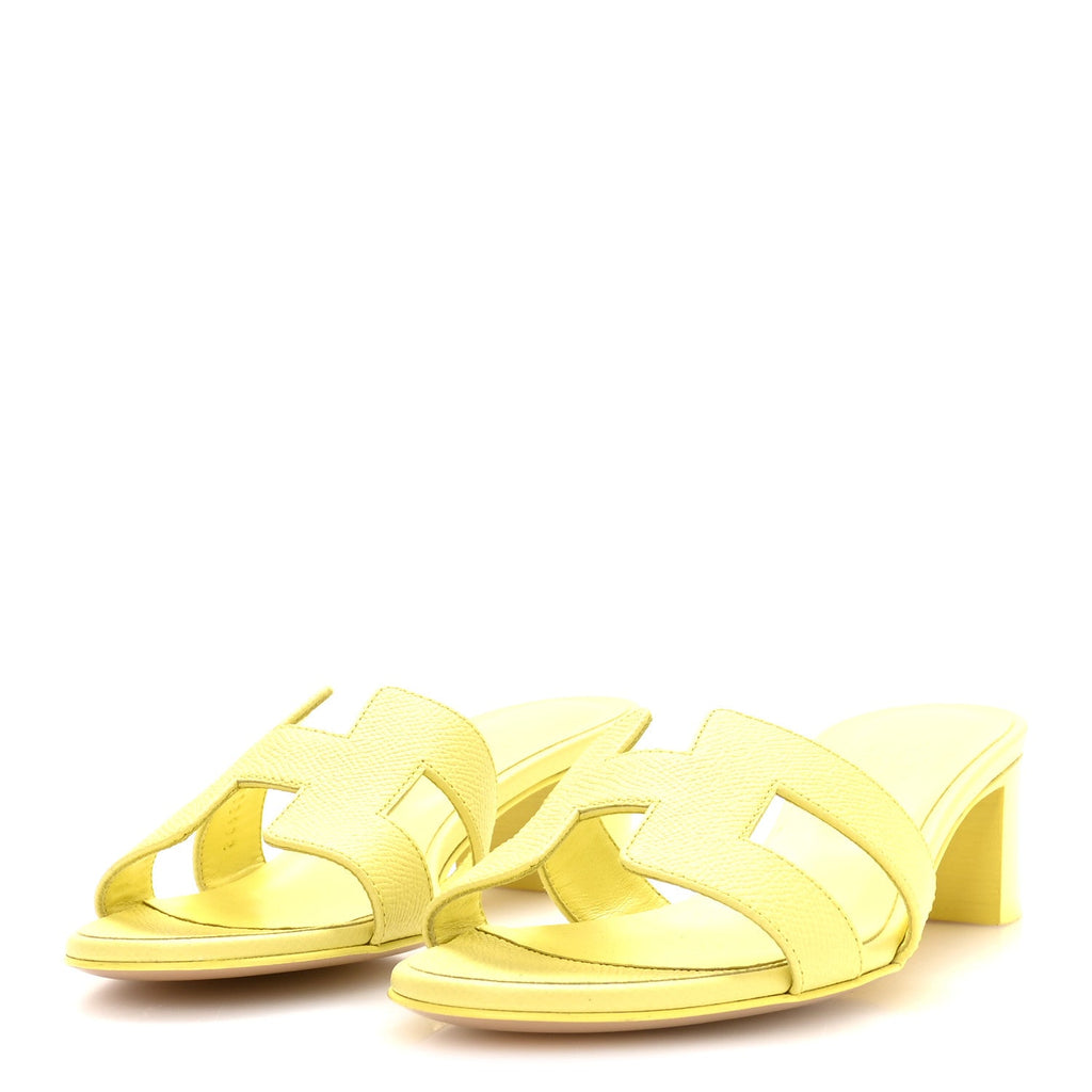 Epsom Oasis Sandals 36.5 Jaune Pollen