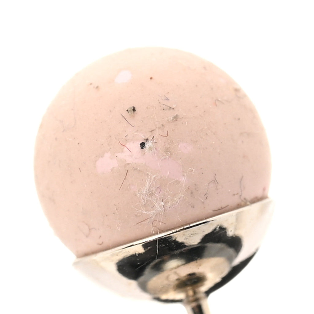 Pearl Mise En Dior Tribal Earrings Pink Grey