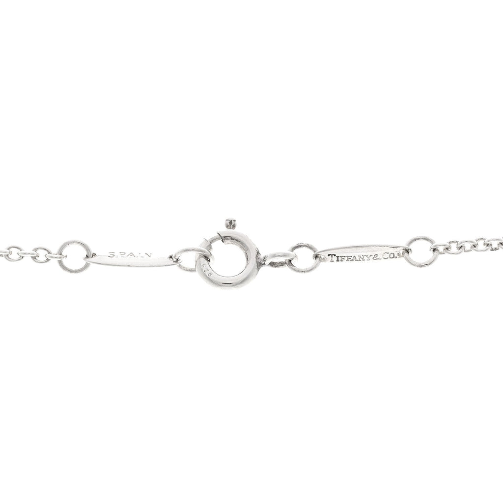 Sterling Silver 22mm Elsa Peretti Open Heart Pendant Necklace