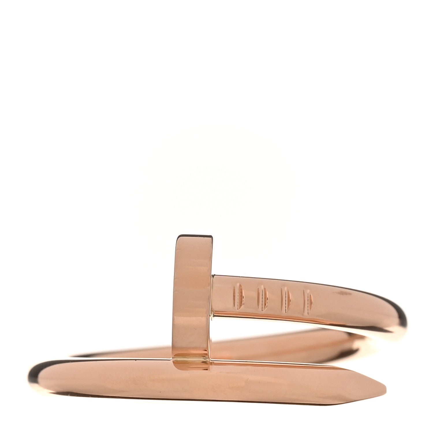 18K Pink Gold Juste Un Clou Ring 56 7.5