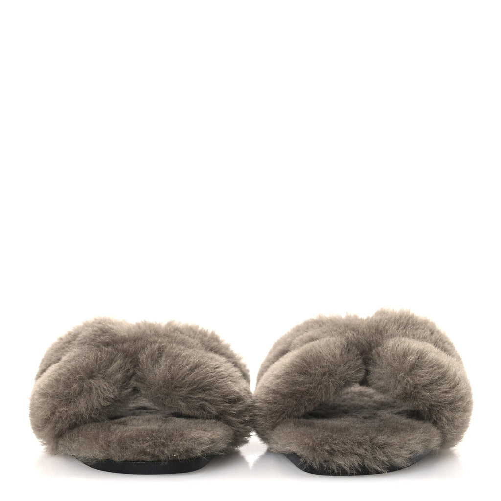 Woolskin Oran Sandals 38.5 Etoupe