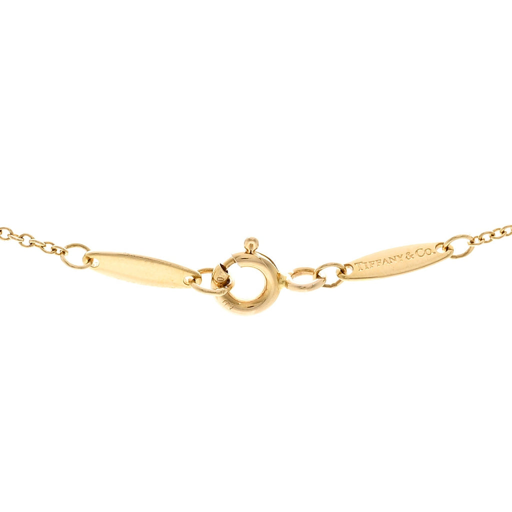 18K Yellow Gold Diamond .10ct Elsa Peretti Diamonds by the Yard Pendant Necklace