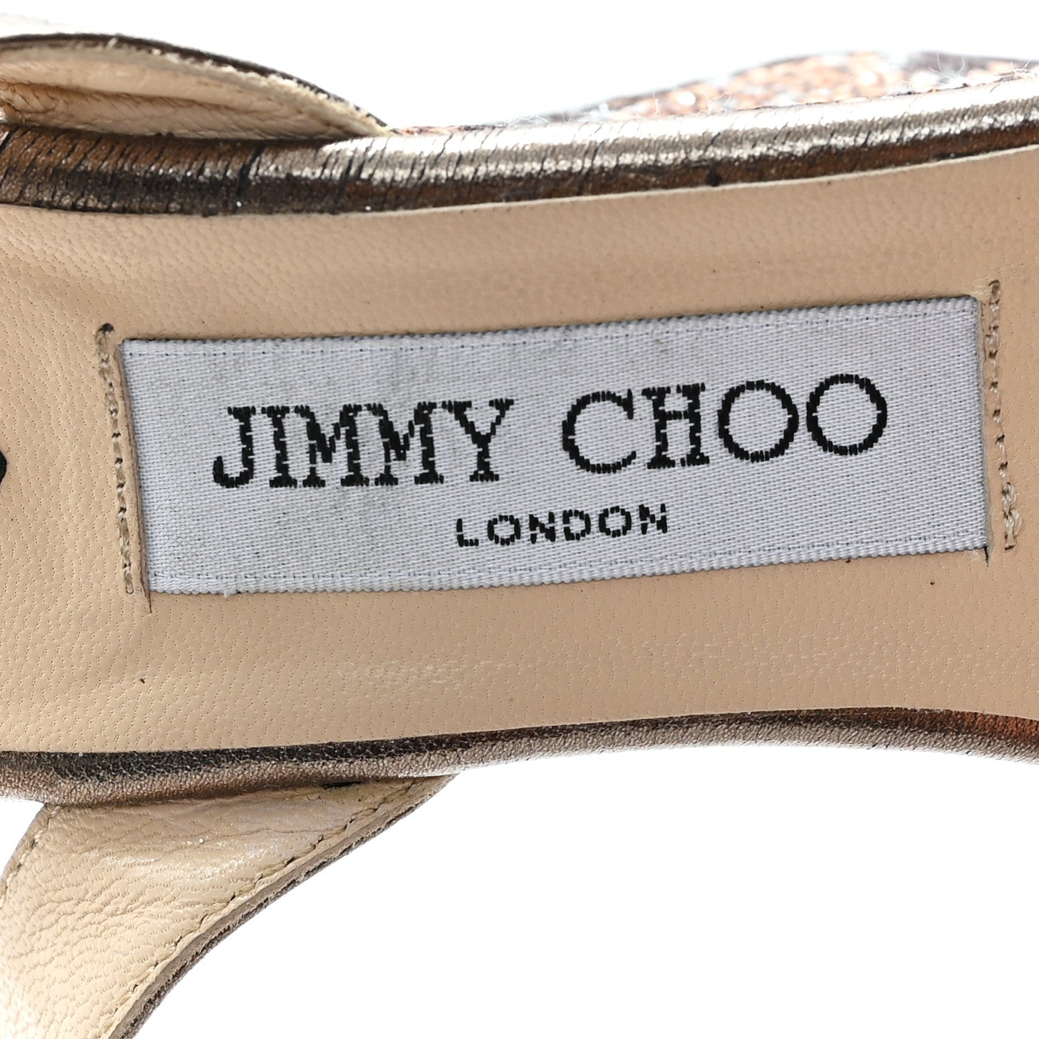 Glitter Fabric Metallic Calfskin 120 Wedge Sandals 38 Gold