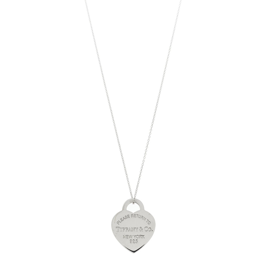 Sterling Silver Medium Return to Tiffany Heart Pendant Necklace