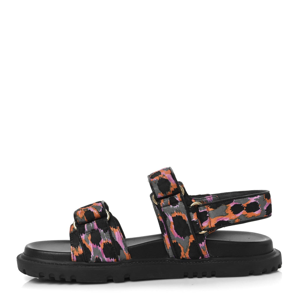 Technical Fabric Mizza Print Dioract Sandals 38 Multicolor
