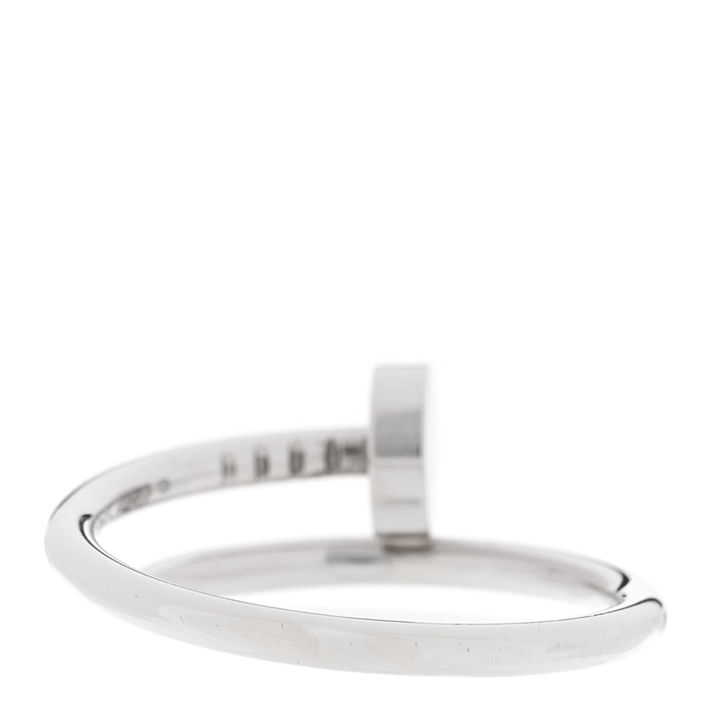18K White Gold Small Juste Un Clou Ring 52 6