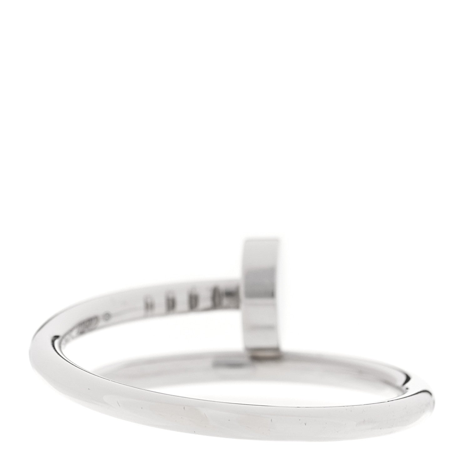 18K White Gold Small Juste Un Clou Ring 52 6