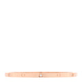 18K Pink Gold 6 Diamond Small LOVE Bracelet 17