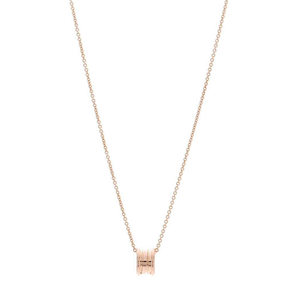 18K Rose Gold B.Zero1 Pendant Necklace