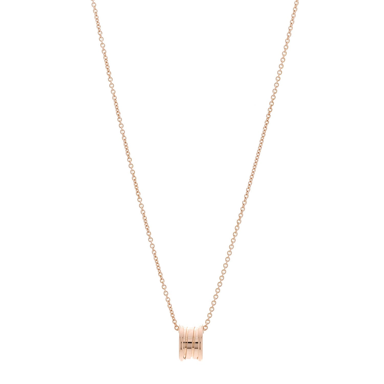 18K Rose Gold B.Zero1 Pendant Necklace