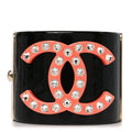 Resin Crystal CC Cuff Black Pink