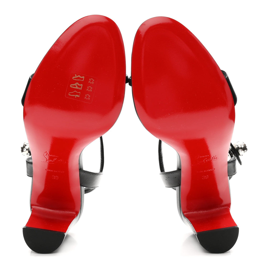 Nappa Atmospheria 85 Sandals 39 Black