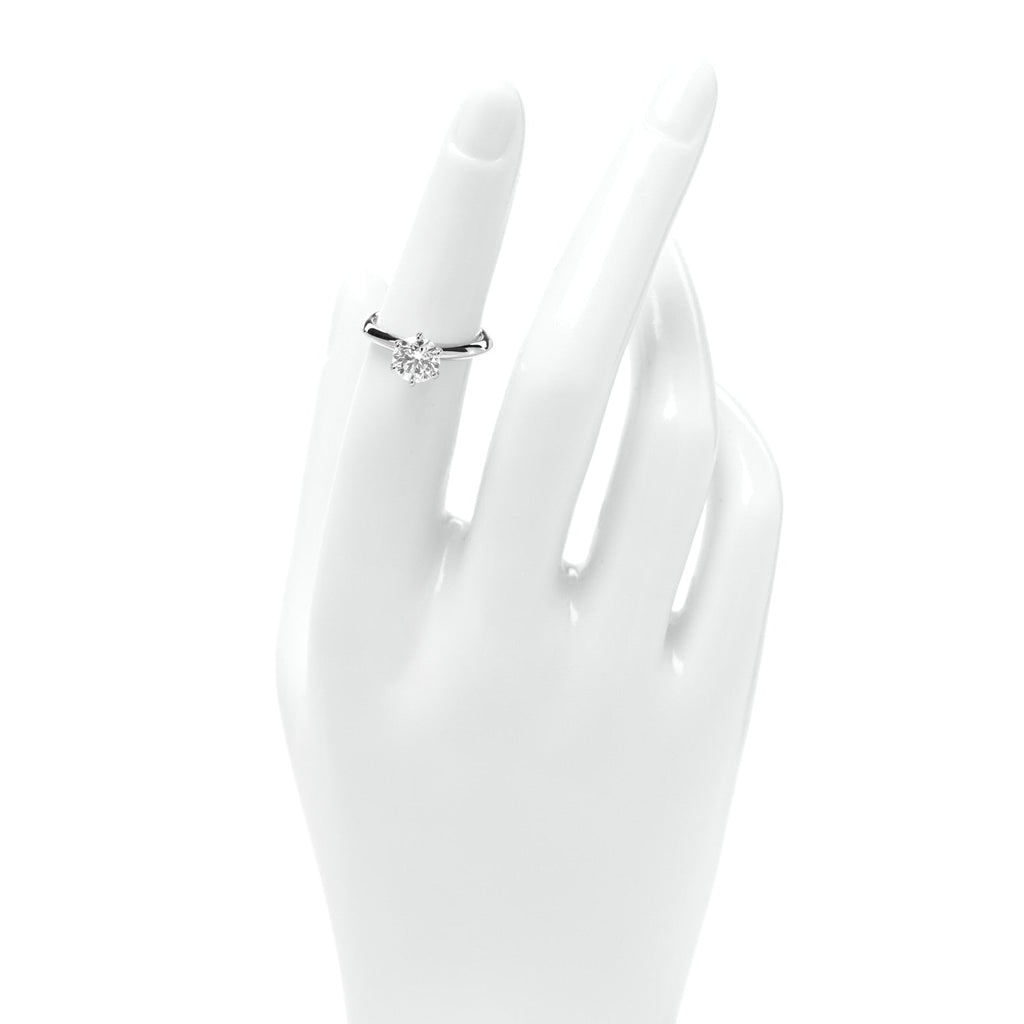 Platinum Diamond 1.20ct Solitaire Engagement Ring 49 4.75