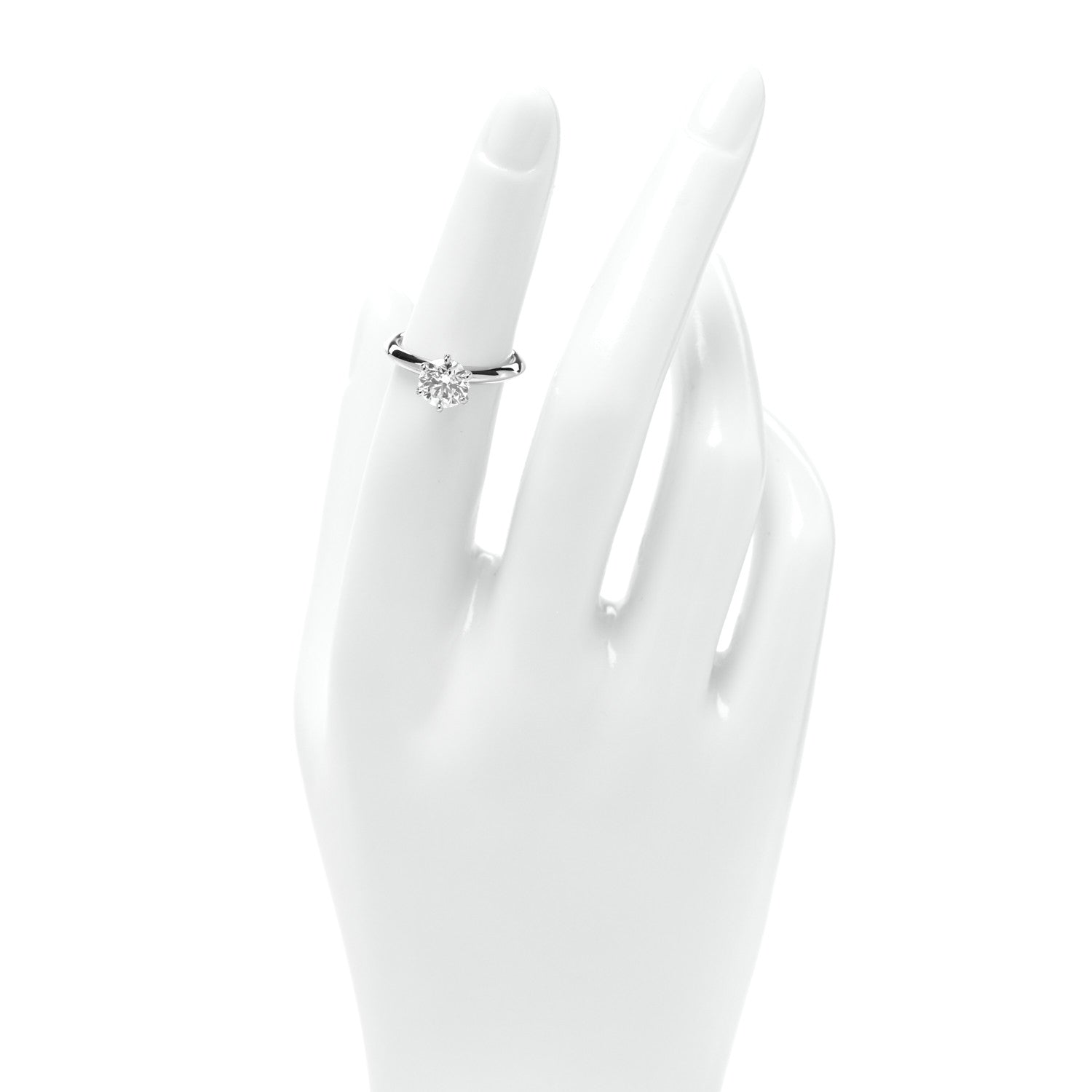 Platinum Diamond 1.20ct Solitaire Engagement Ring 49 4.75