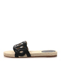 Nappa Famosa Espadrille Sandals 37 Black
