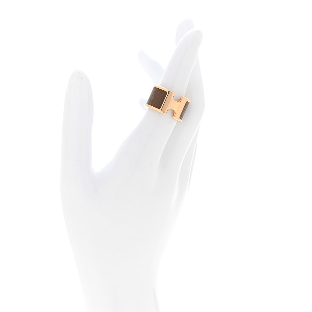 Madame Calfskin Large Olympe Ring S Etoupe
