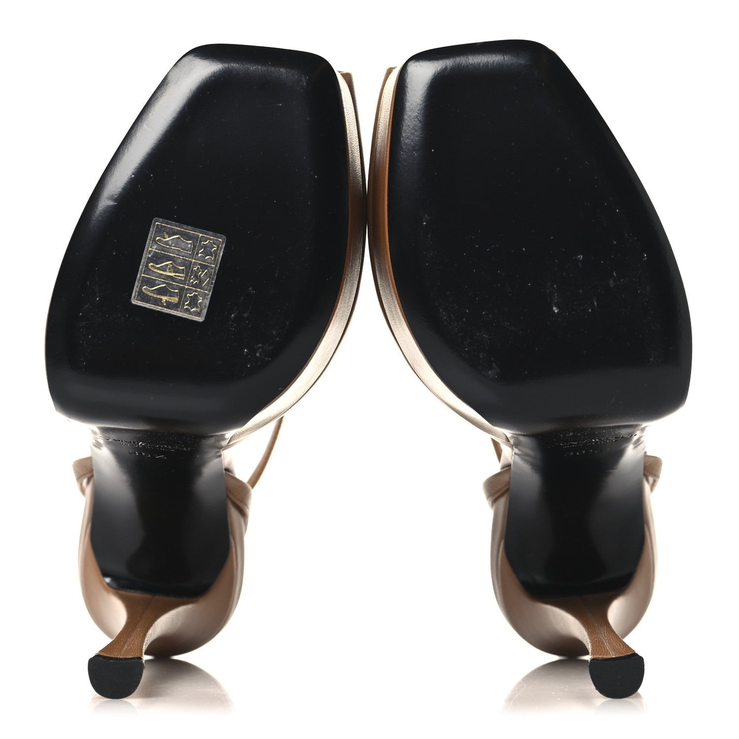 Smooth Calfskin La Scandale 110 Sandals 36.5 Dark Macademia 36.5