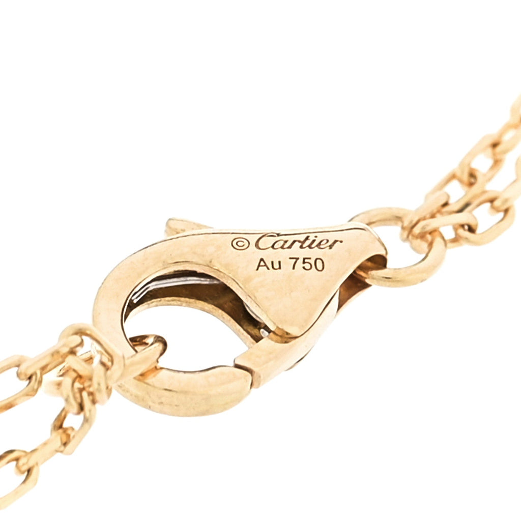 18K Yellow Gold Diamond Love Bracelet