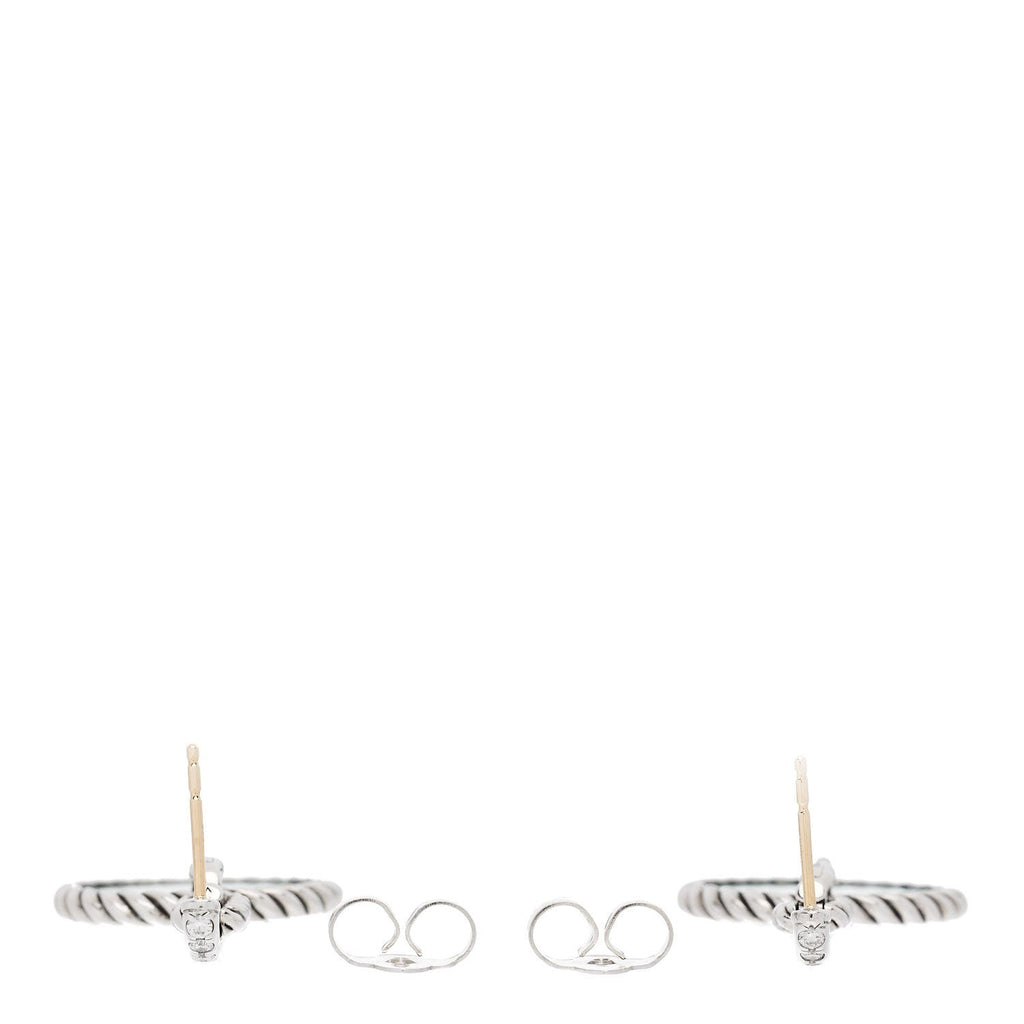 Sterling Silver Diamond Turquoise Elements Drop Earrings