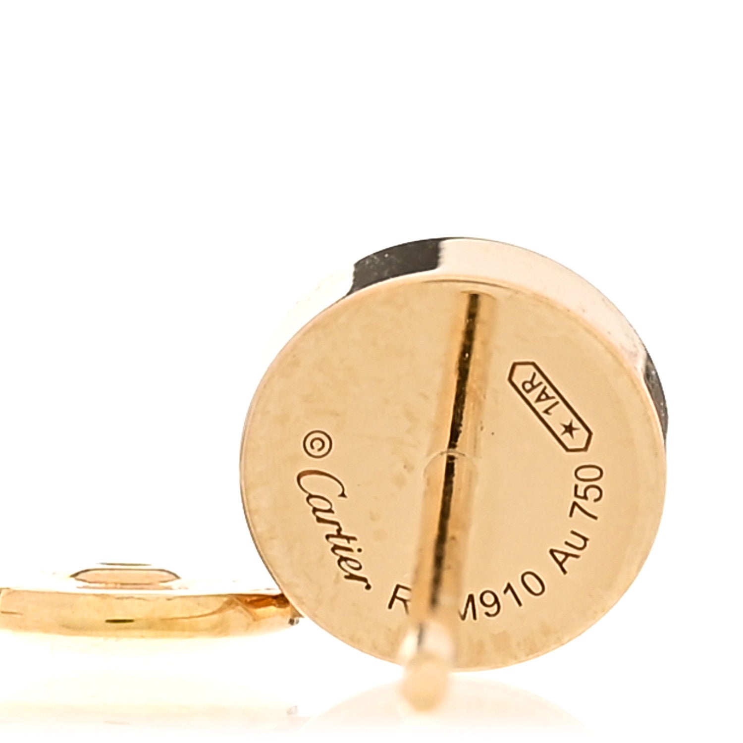 18K Yellow Gold LOVE Earrings