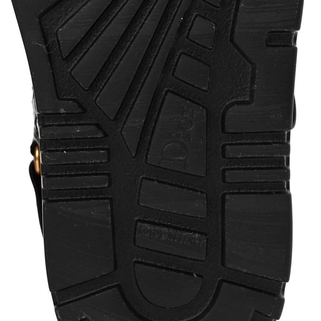 Woven Raffia Jute Dioract 10mm Sandals 38 Black