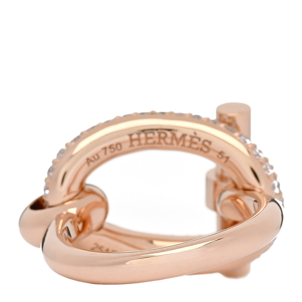 18K Rose Gold Diamond Adage Ring 51 5.75